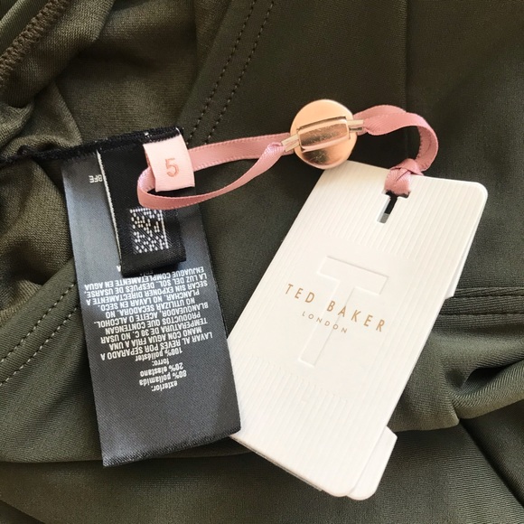 NWT NEW TED BAKER Pikaa Halter One Piece Swimsuit - Picture 10 of 16